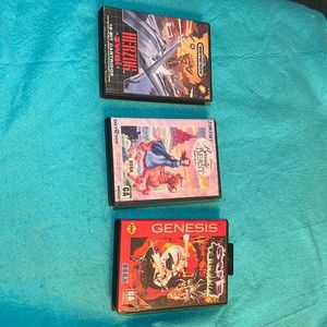 Set of 3 Sega Genesis Games